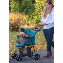 Happy Trails Lite NO-ZIP Pet Stroller (Color: Pine Green)