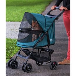 Happy Trails No-Zip Pet Stroller (Color: Emerald)