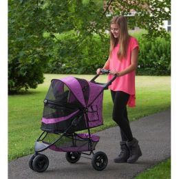 Special Edition No-Zip Pet Stroller (Color: Orchid)